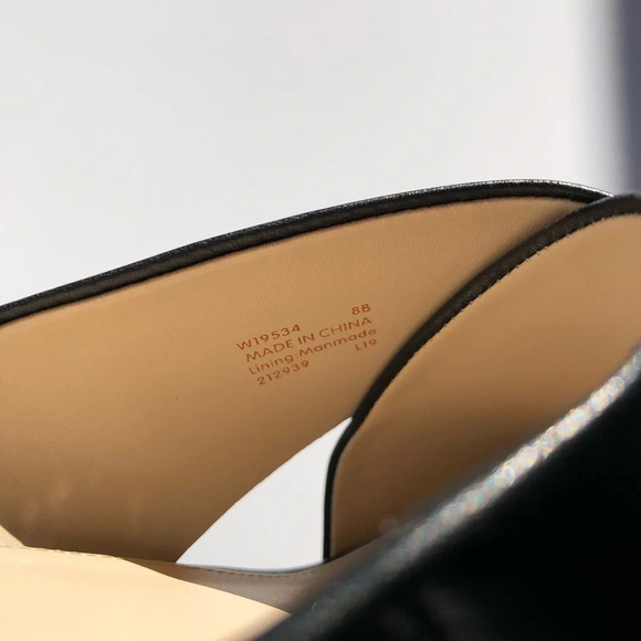 New Cole Haan Dakota Criss Cross Black Leather Sandals 8B - Picture 9 of 9